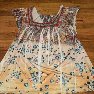 Women’s Floral Polyester shirt